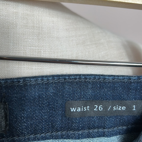 Black Label C'est Toi High Rise Folded Wide Leg Jeans Waist 26/1 - Picture 4 of 16